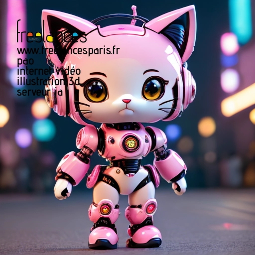 Pao mise en page internet vidéo illustration 3d serveur IA générative AI freelance paris studio de création magazines QU0J4QN0